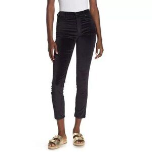 Hudson Jeans Barbara Super Skinny Velvet Purple Ankle NWT